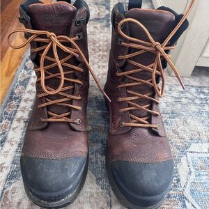 Timberland Dark Brown Leather Men's Boots